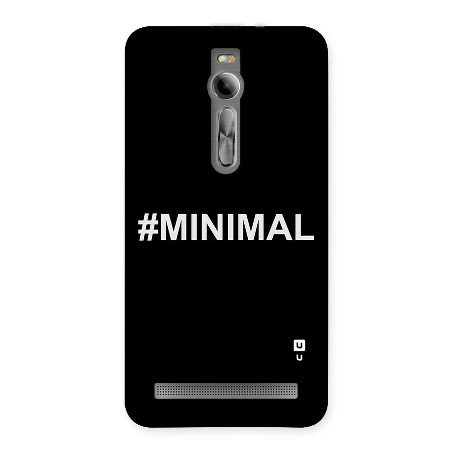 Hashtag Minimal Black Back Case for Asus Zenfone 2