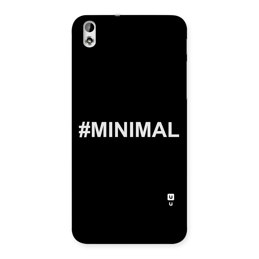 Hashtag Minimal Black Back Case for HTC Desire 816g