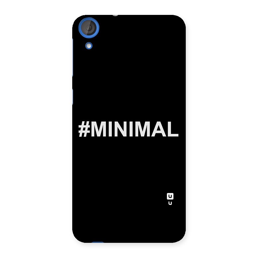 Hashtag Minimal Black Back Case for HTC Desire 820s