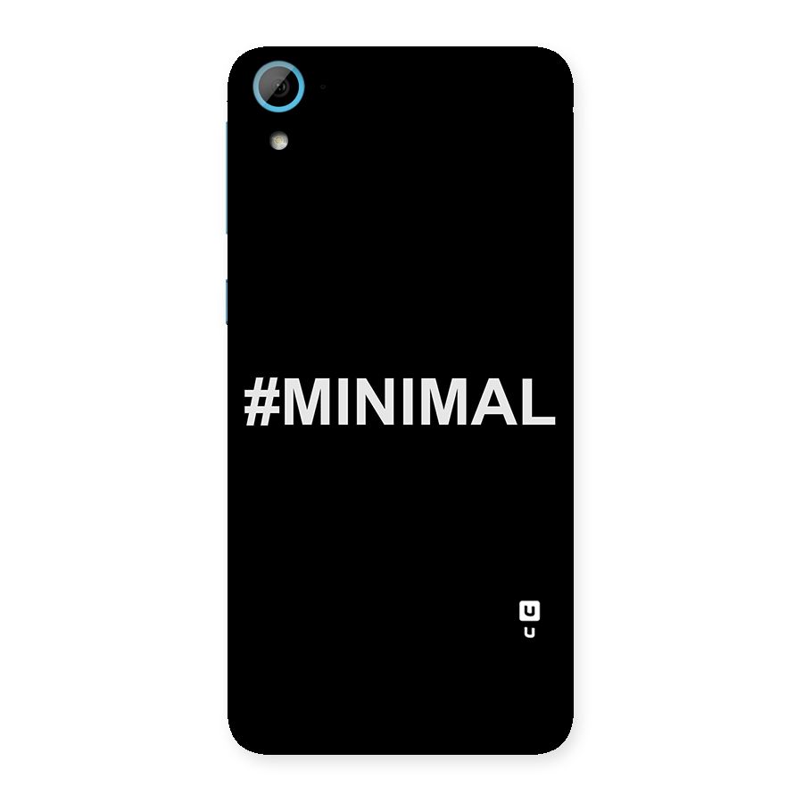 Hashtag Minimal Black Back Case for HTC Desire 826