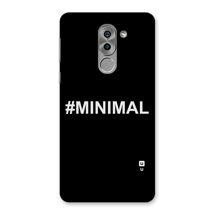 Hashtag Minimal Black Back Case for Honor 6X