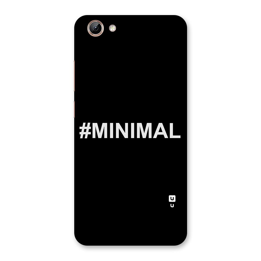 Hashtag Minimal Black Back Case for Vivo Y71
