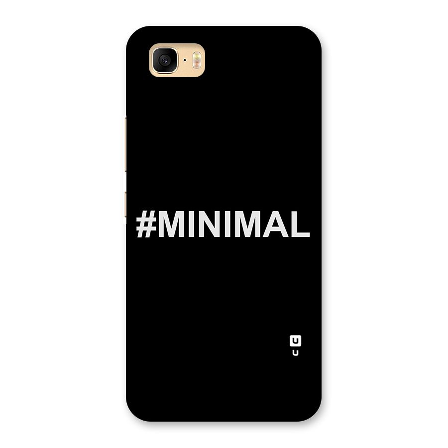 Hashtag Minimal Black Back Case for Zenfone 3s Max