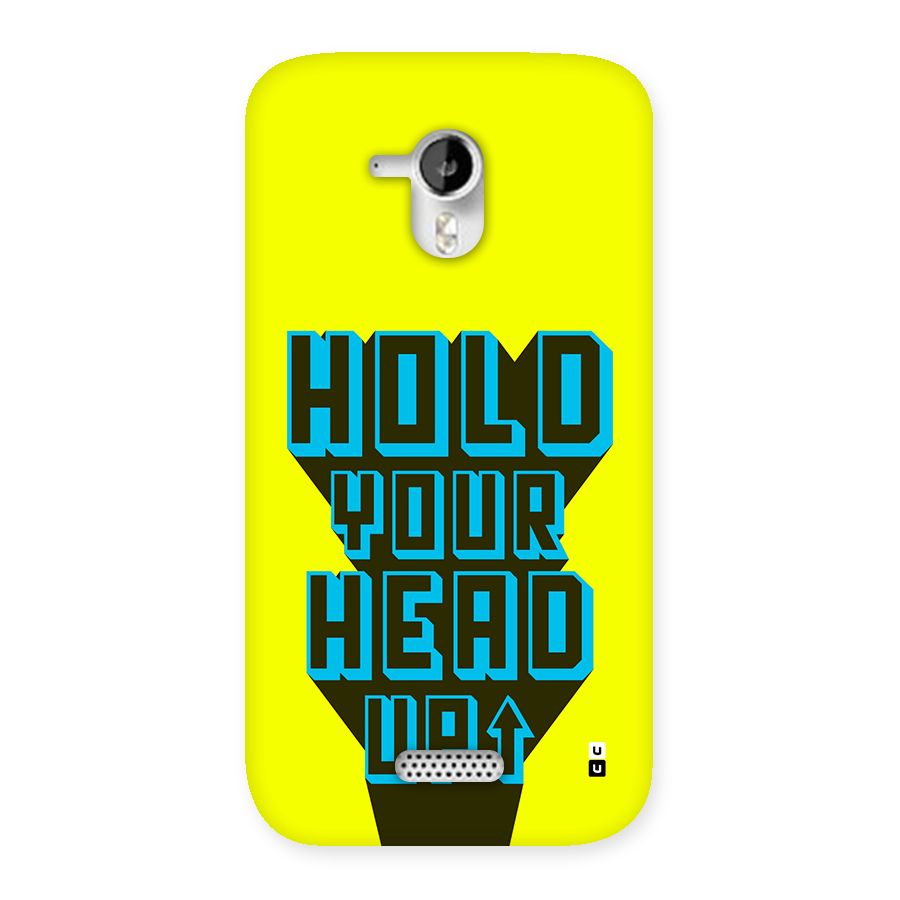 Head Up Back Case for Canvas HD A116