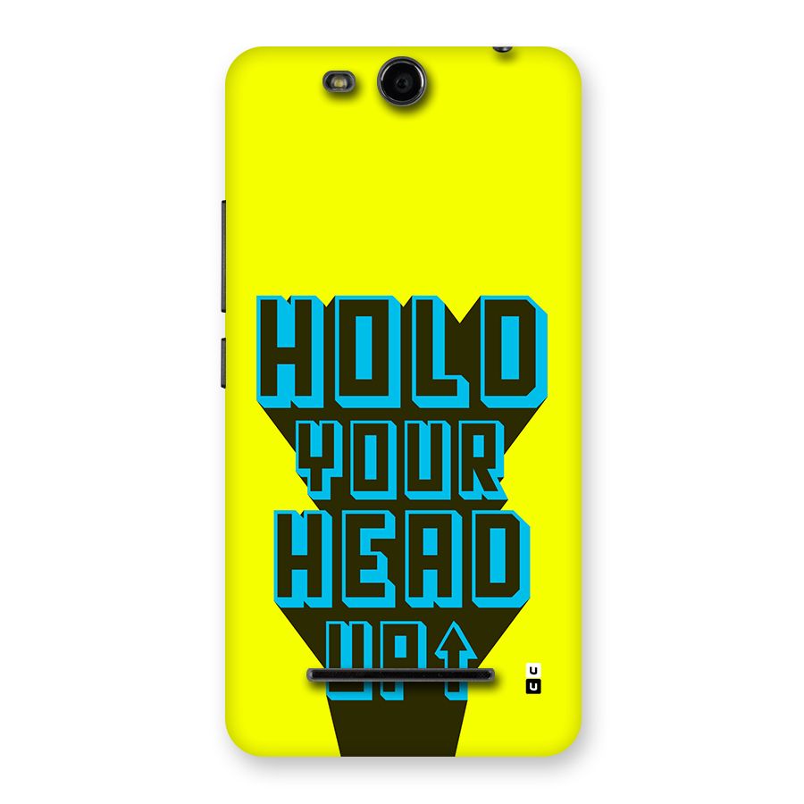 Head Up Back Case for Canvas Juice 3 Q392