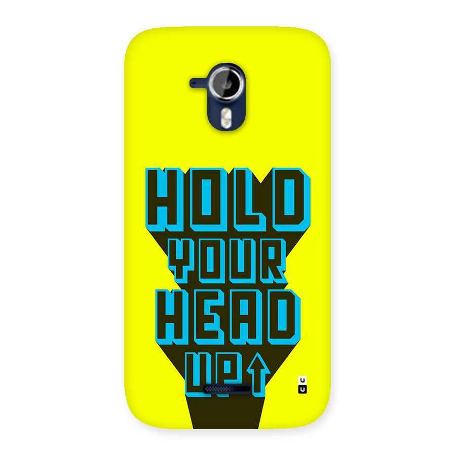 Head Up Back Case for Canvas Magnus A117