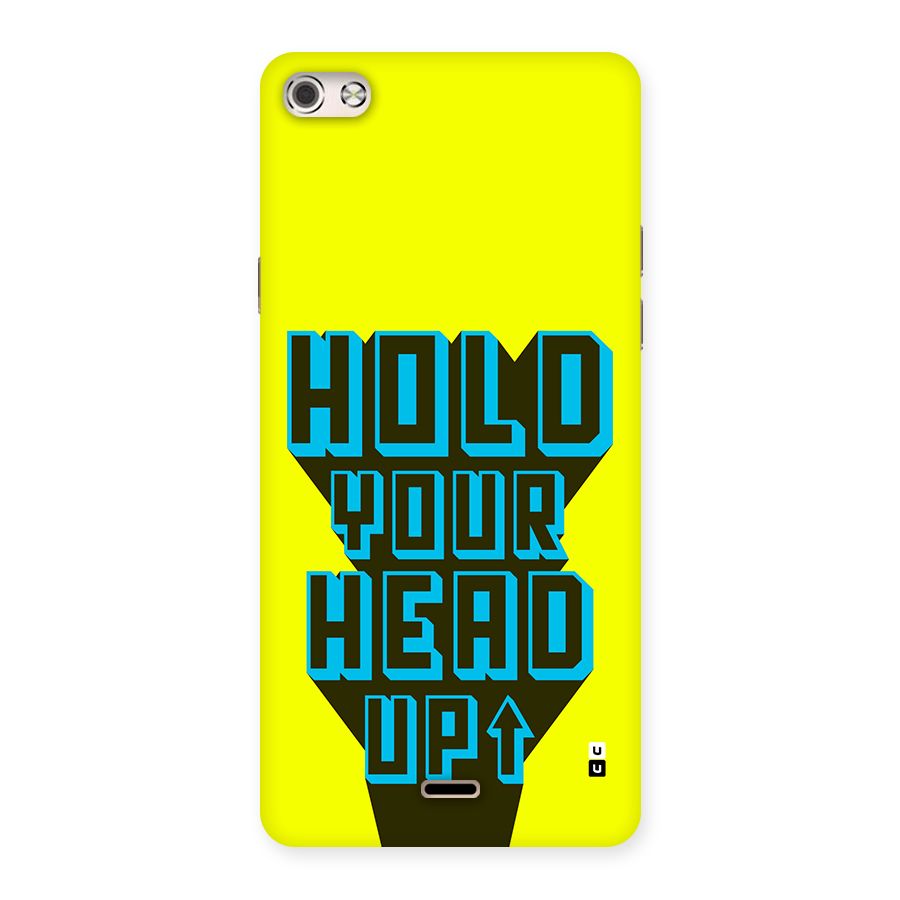 Head Up Back Case for Canvas Silver 5