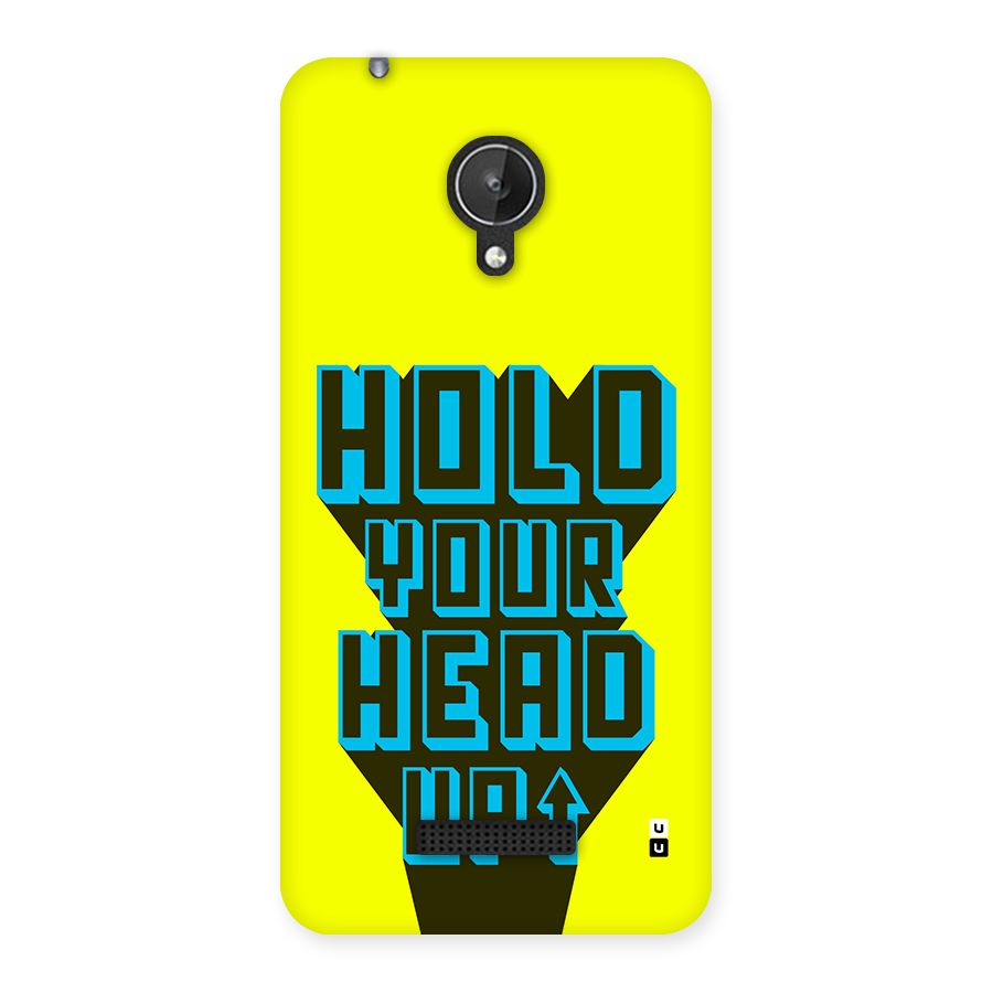 Head Up Back Case for Canvas Spark Q380