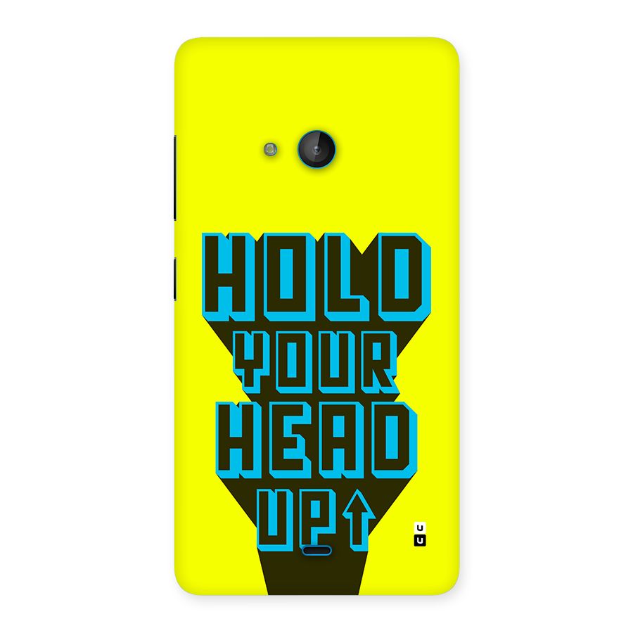 Head Up Back Case for Lumia 540
