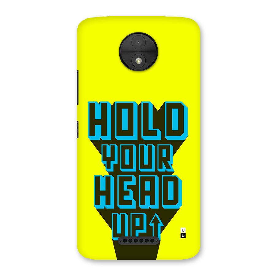 Head Up Back Case for Moto C