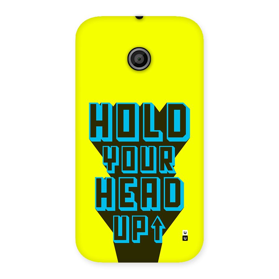 Head Up Back Case for Moto E