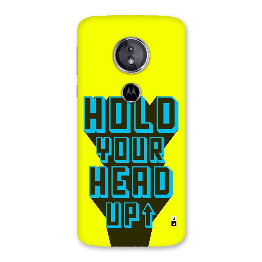 Head Up Back Case for Moto E5