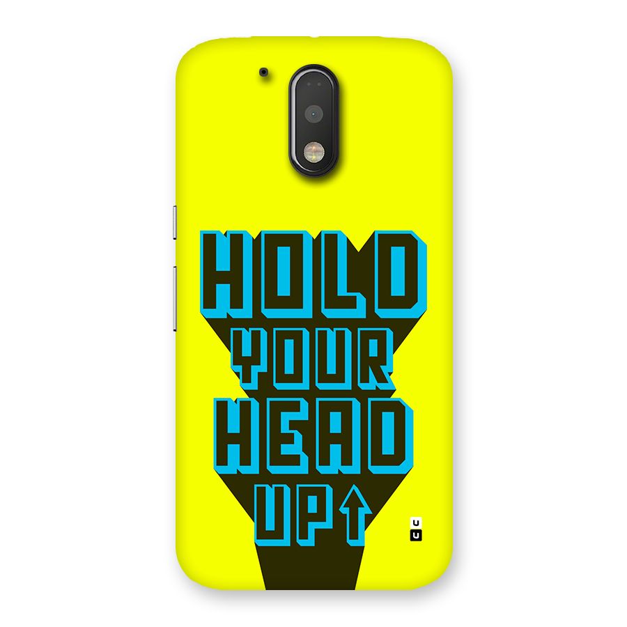 Head Up Back Case for Moto G4