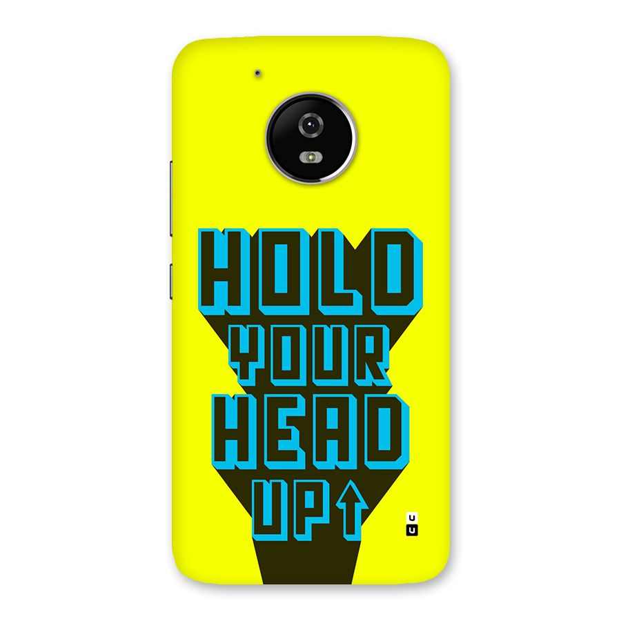 Head Up Back Case for Moto G5