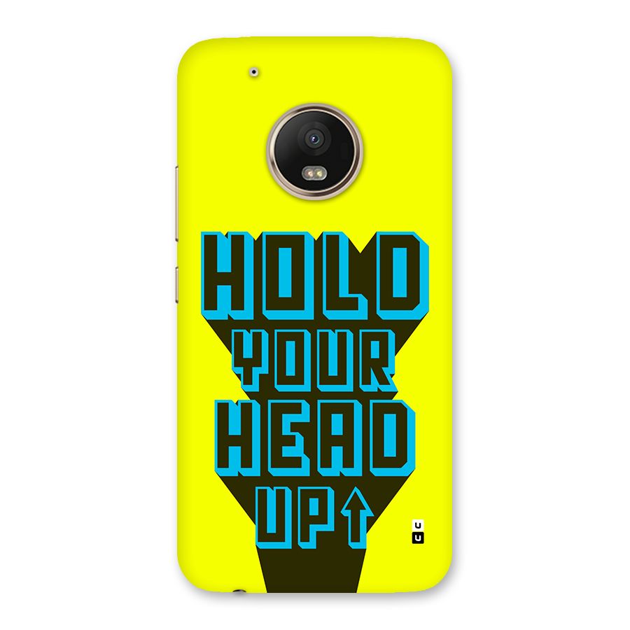 Head Up Back Case for Moto G5 Plus