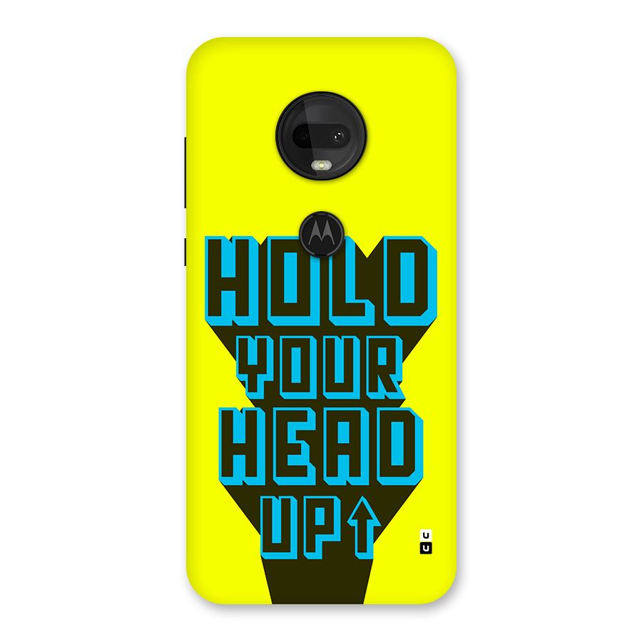 Head Up Back Case for Moto G7