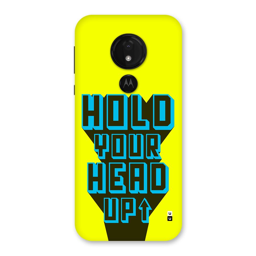 Head Up Back Case for Moto G7 Power