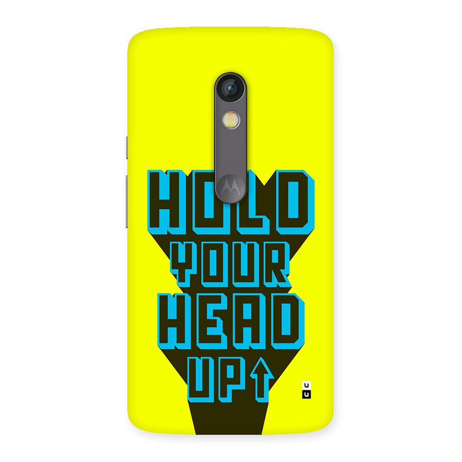 Head Up Back Case for Moto X Play