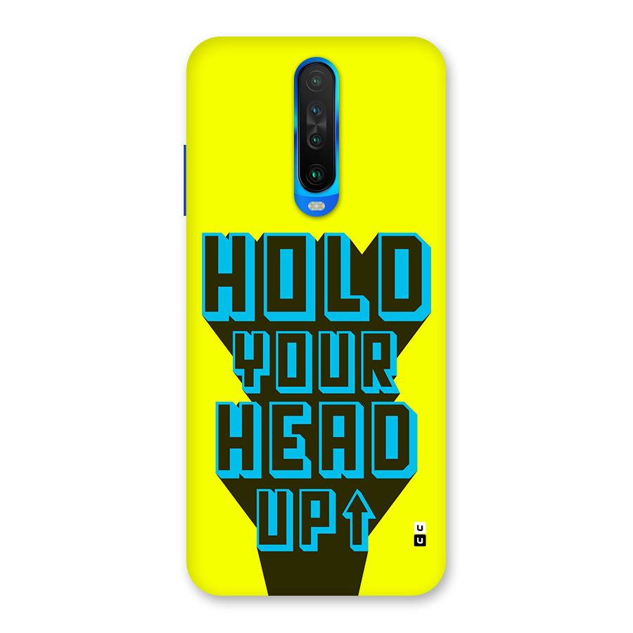 Head Up Back Case for Poco X2