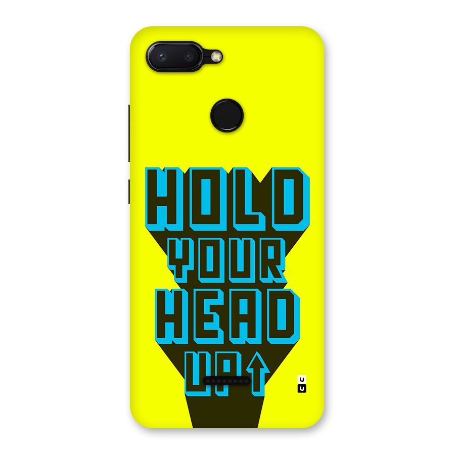 Head Up Back Case for Redmi 6