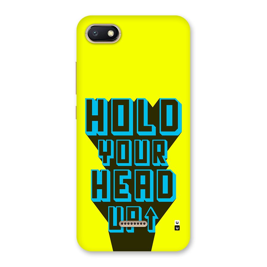 Head Up Back Case for Redmi 6A