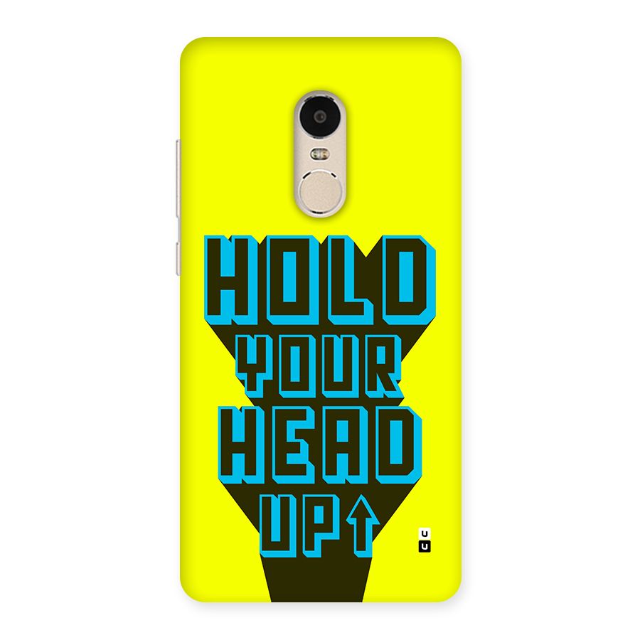 Head Up Back Case for Redmi Note 4