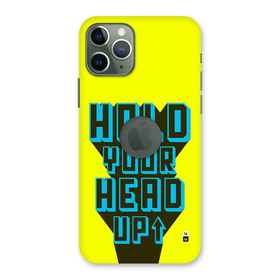 Head Up Back Case for iPhone 11 Pro Logo Cut