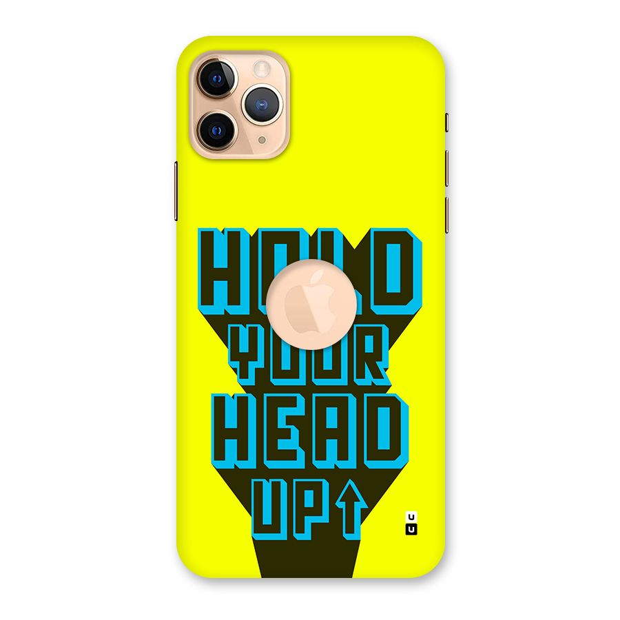 Head Up Back Case for iPhone 11 Pro Max Logo Cut
