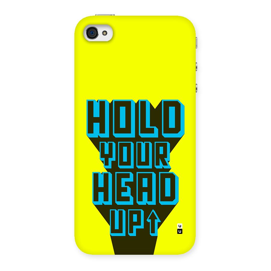 Head Up Back Case for iPhone 4 4s