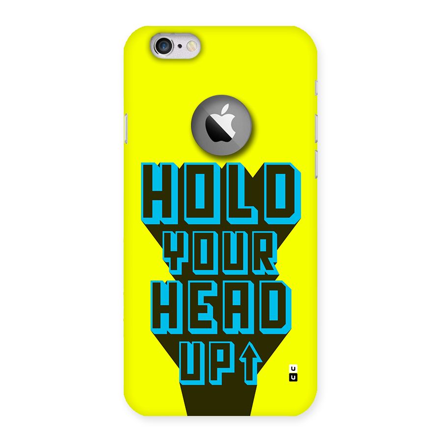Head Up Back Case for iPhone 6 Logo Cut