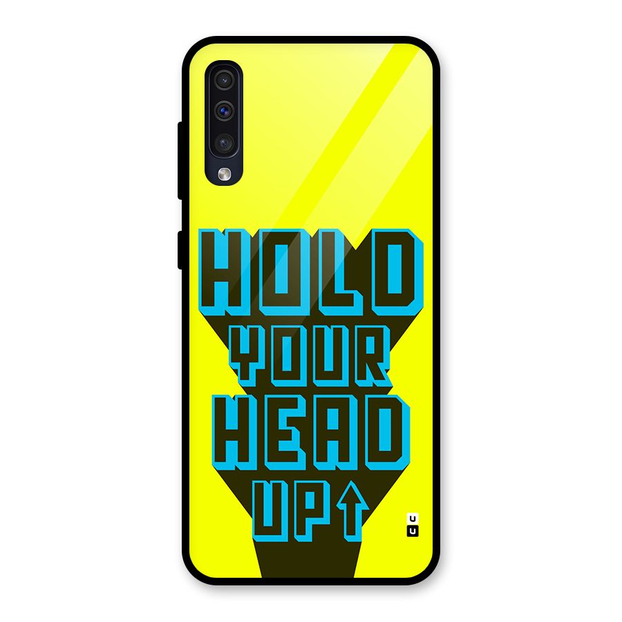 Head Up Glass Back Case for Galaxy A50s