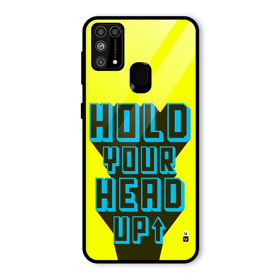 Head Up Glass Back Case for Galaxy F41