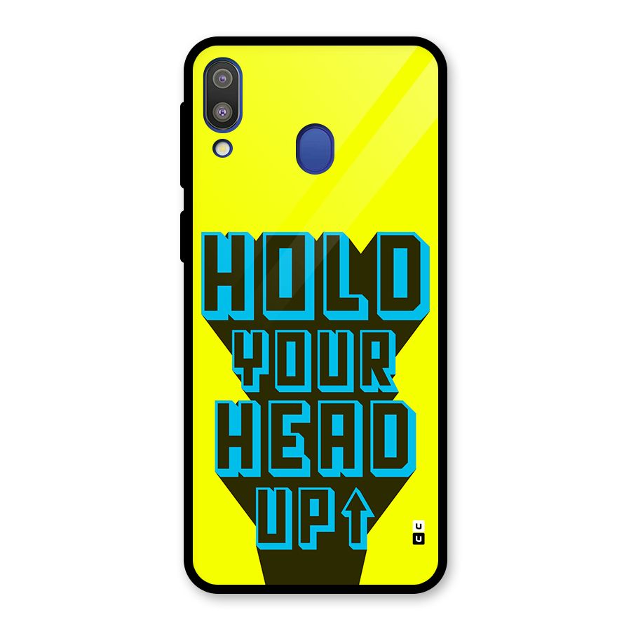 Head Up Glass Back Case for Galaxy M20