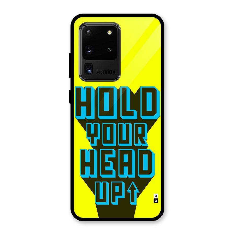 Head Up Glass Back Case for Galaxy S20 Ultra
