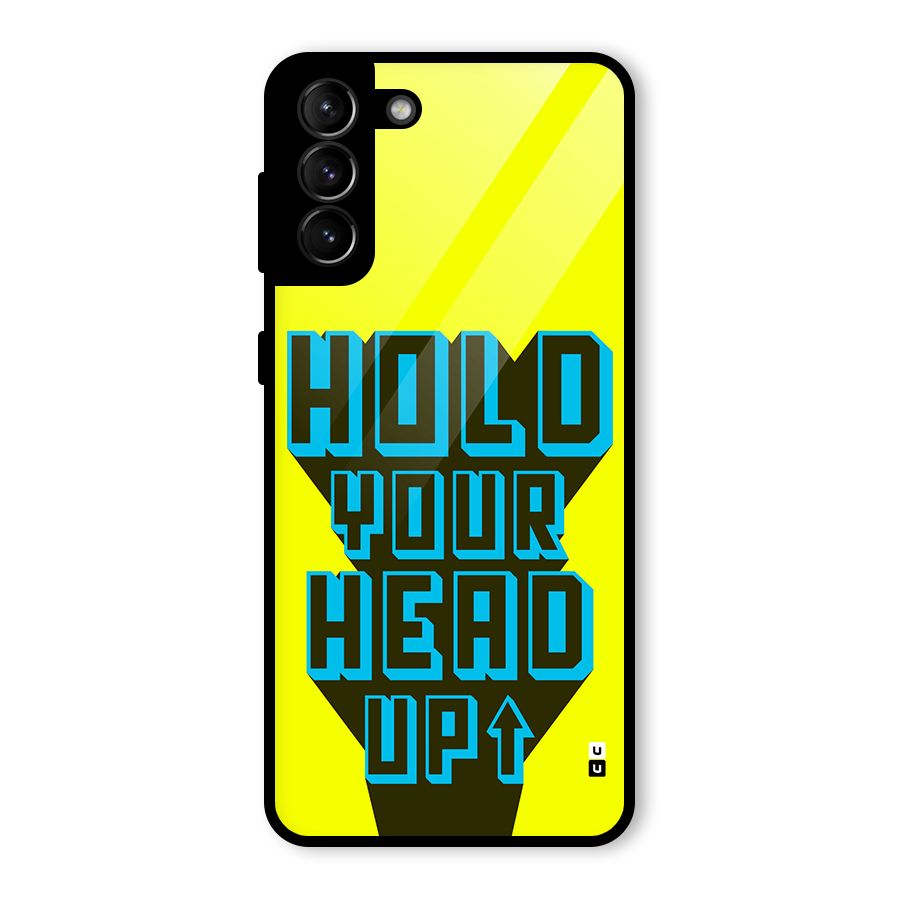 Head Up Glass Back Case for Galaxy S21 Plus