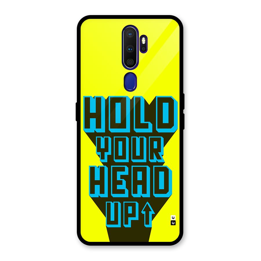 Head Up Glass Back Case for Oppo A9 (2020)