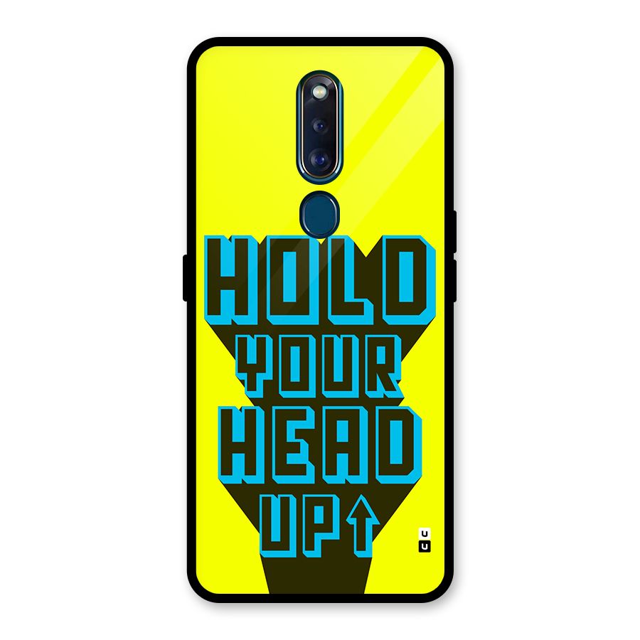 Head Up Glass Back Case for Oppo F11 Pro
