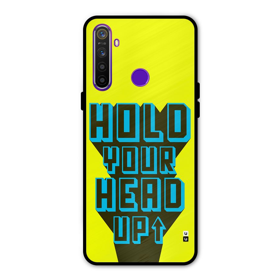 Head Up Glass Back Case for Realme 5s