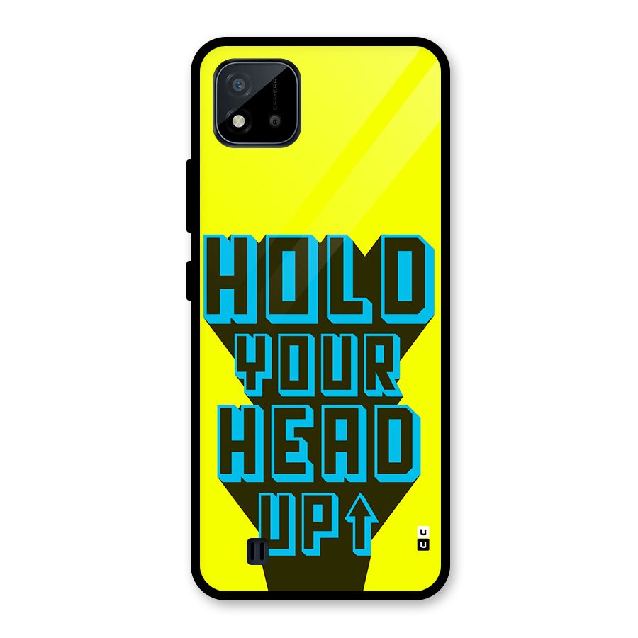 Head Up Glass Back Case for Realme C11 2021