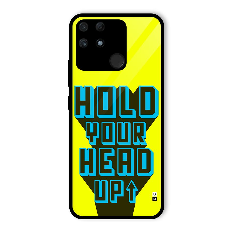 Head Up Glass Back Case for Realme Narzo 50A