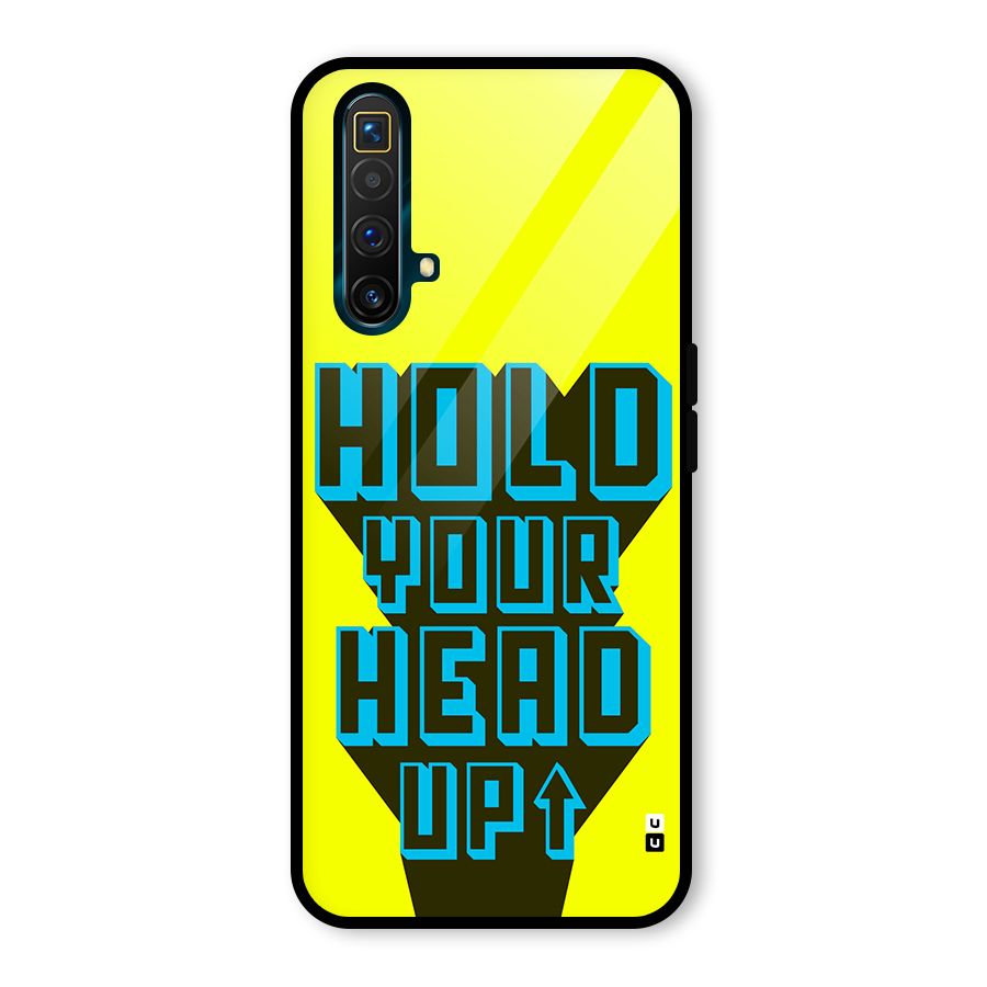 Head Up Glass Back Case for Realme X3