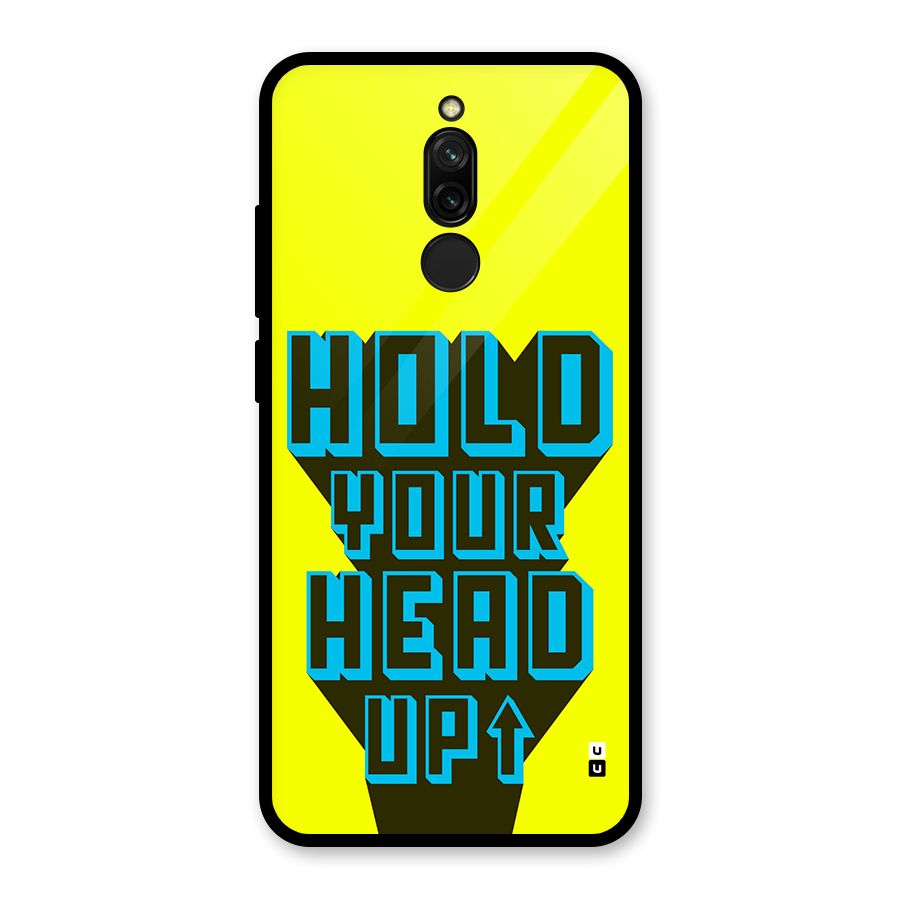 Head Up Glass Back Case for Redmi 8