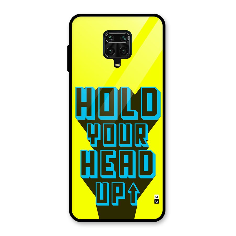 Head Up Glass Back Case for Redmi Note 9 Pro Max