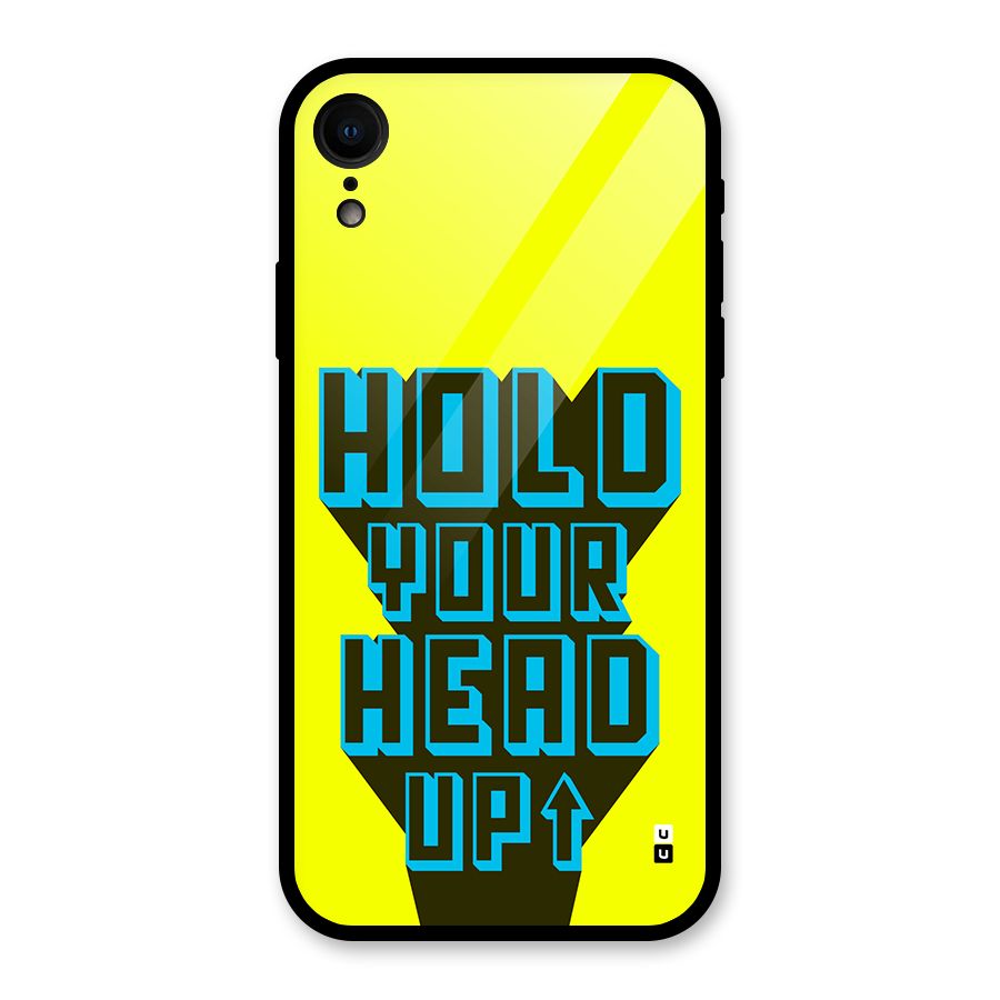 Head Up Glass Back Case for iPhone XR
