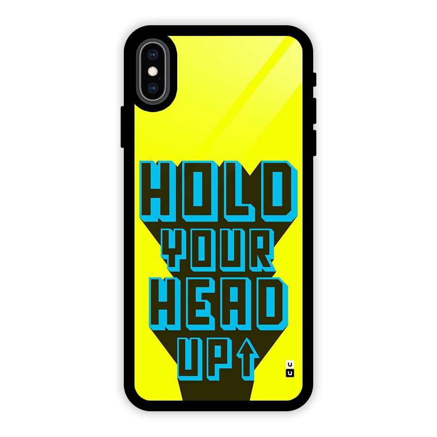 Head Up Glass Back Case for iPhone XS Max