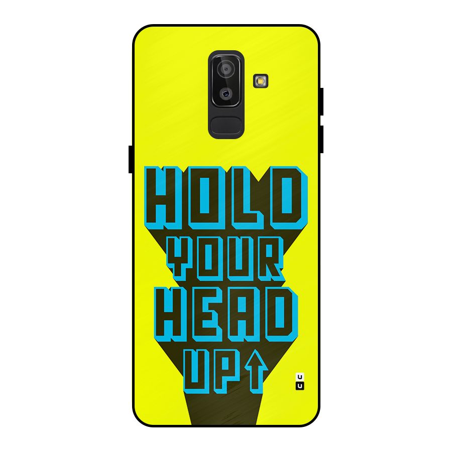 Head Up Metal Back Case for Galaxy J8