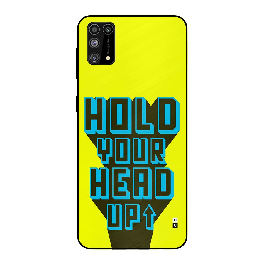 Head Up Metal Back Case for Galaxy M31
