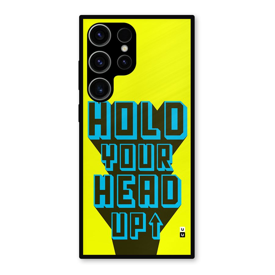 Head Up Metal Back Case for Galaxy S23 Ultra
