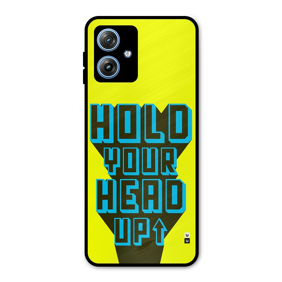 Head Up Metal Back Case for Moto G54