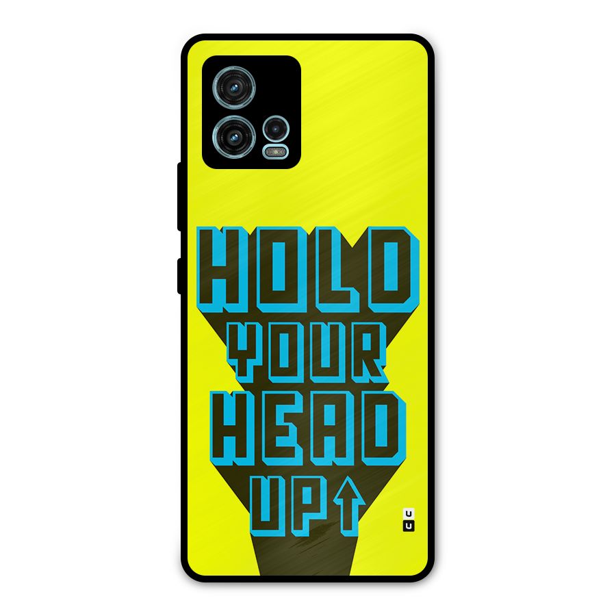 Head Up Metal Back Case for Moto G72